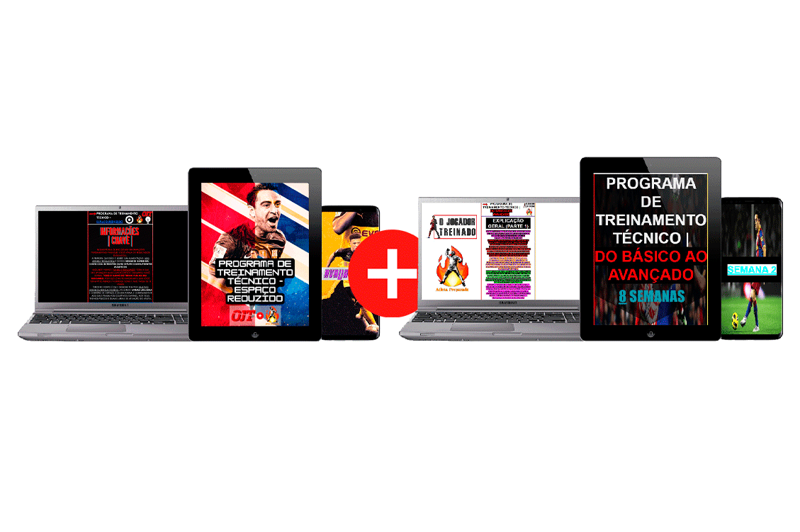 combo dos programas de treinamento técnico